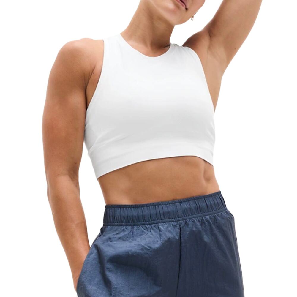 Athleta Momentum Flex Ultra Crop Tank Sz S New $45 White Lightweight Fitted Top - Picture 8 of 10